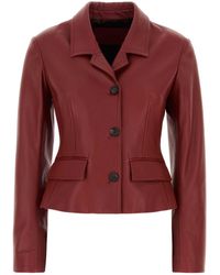 Ferragamo - Salvatore Leather Jacket - Lyst