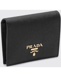 Prada - Saffiano Leather Wallet - Lyst
