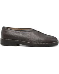 Lemaire - Piped Leather Slippers - Lyst