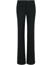 Courreges - Tailored Wool Blend Pants With Adjustable Hem - Lyst