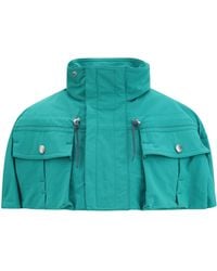 Prada - Nylon Cape - Lyst