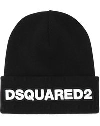 DSquared² - Dsquared Wool Beanie Hat - Lyst