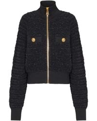 Balmain - Zipper Bomber Jacket - Lyst
