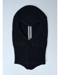 Rick Owens - Ribbed Knit Balaclava - Lyst