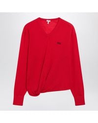 Loewe - Merino Wool Draped Top - Lyst