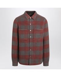 Rick Owens - Plaid Wool Shirt-Jacket - Lyst