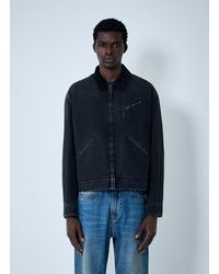 Maison Margiela - Denim Zip-Up Jacket - Lyst