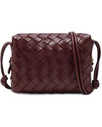Bottega Veneta - Loop Mini Leather Crossbody Bag - Lyst