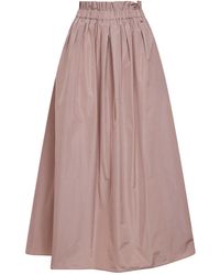 Herno - Powder New Techno Taffeta Long Skirt - Lyst