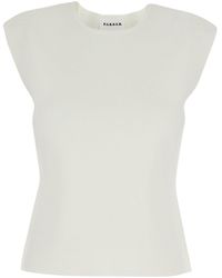 P.A.R.O.S.H. - P.A.R.O..H. Top With Round Neckline And Short Design - Lyst