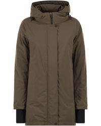 Herno - A-Shaped Down Jacket With Hood, 2 Layers - Lyst