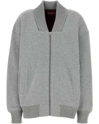 Gucci - Cotton Blend Bomber Jacket - Lyst