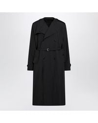 Prada - Double-Breasted Cotton-Blend Trench Coat - Lyst