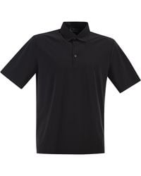 Herno - Technical Functional Fabric Polo Shirt - Lyst