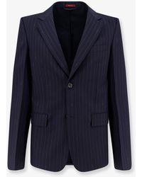 Gucci - Pinstripe Wool Single-Breasted Blazer - Lyst