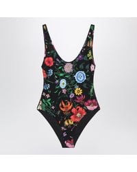 Gucci Disney X Swimsuit in White | Lyst