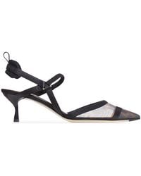Fendi - Colibri' Lite Slingback With Medium Heel - Lyst
