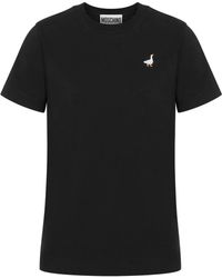 Moschino - T-Shirt With Embroidery - Lyst