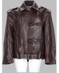 Saint Laurent - Giacca Biker - Lyst