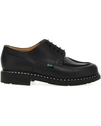 Paraboot - Leather Lace-Up Derby Shoes - Lyst