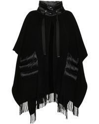 Herno - Wool And Nylon Cape - Lyst
