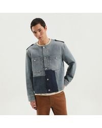 1989 STUDIO - Denim Jacket With Patches - Lyst