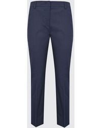 Weekend by Maxmara - Cecco Cropped Cotton Gabardine Trousers - Lyst