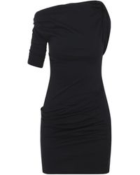 Jacquemus - The Drapeado Cotton Mini Dress - Lyst