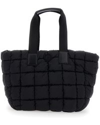 Moncler - 'Caradoc' Handbag With Logo Patch On The Front And Zip Closure - Lyst