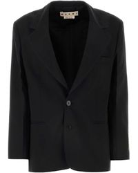 Marni - Polyester Stretch Blazer - Lyst