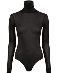 Maison Margiela - High-Neck Bodysuit - Lyst