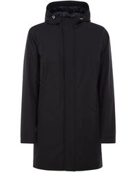 Herno - Stretch Technical Fabric Hooded Padded Parka - Lyst