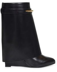 Givenchy - Leather Shark Pinch Ankle Boots - Lyst