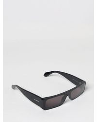 Alaïa - Rectangular Acetate Sunglasses With Lettering Logo - Lyst