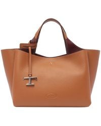 Tod's - Mini T Timeless Handbag - Lyst