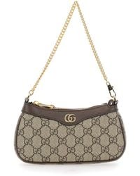 Gucci - Ophidia Canvas Mini Bag - Lyst