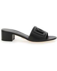 Dolce & Gabbana - Leather Mules - Lyst