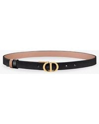 Dior - Montaigne Reversible Leather Belt - Lyst