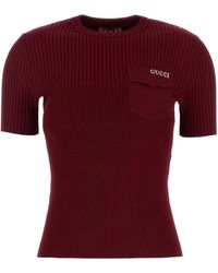 Gucci - Tiziano Stretch Viscose Blend Sweater - Lyst
