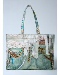 Acne Studios - Logo Print Tote Bag - Lyst