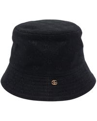 Gucci - Reversible Gg Logo Buckle Hat - Lyst
