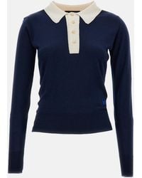 Wales Bonner - Fine Merino Wool Fabric Polo Shirt - Lyst