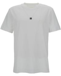 Givenchy - Crewneck T-Shirt With 4G Print - Lyst