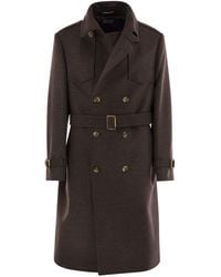 Brunello Cucinelli - Wool Trench - Lyst