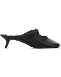 Loewe - Nappa Leather Pebble Mules - Lyst