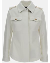 Fay - Shirt Jacket Cotton Drill - Lyst