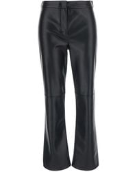 Max Mara - Pants, Ecoleather Polyester Trousers - Lyst