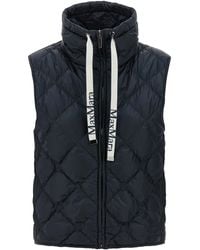 Max Mara - Tregic Gilet Blue - Lyst