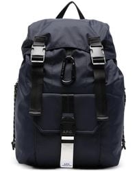 A.P.C. - A. P.C.-Style Nylon Mini Utility Bag With Double Buckle Closure And Rope Drawstrings 45 X 30 X 14 Cm - Lyst
