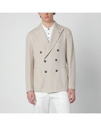 Tagliatore - Doublebreasted Cotton Jacket - Lyst